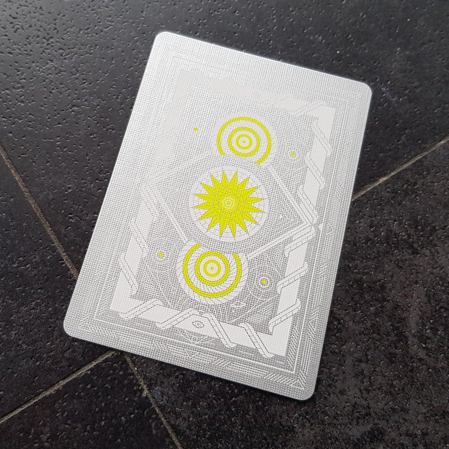 Premium White Monolith Playing Cards - Luxury Poker Deck by Thirdway Industries | Perfect for Magic Tricks, Cardistry & Collectors