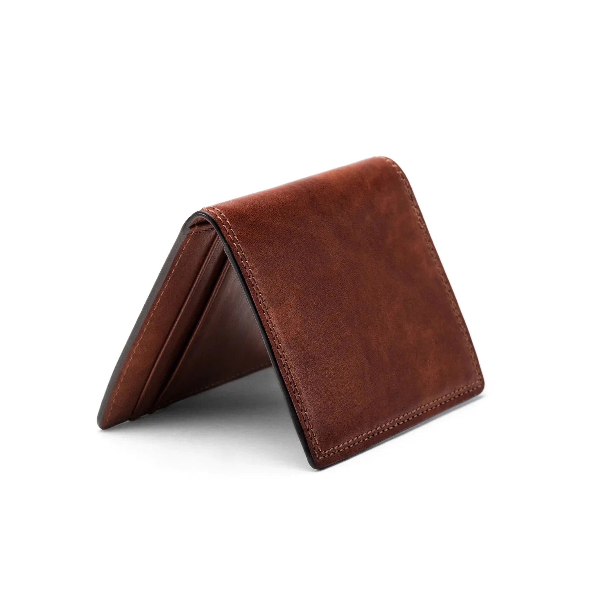 Bosca Dolce Leather Deluxe Front Pocket Wallet with Magnetic Clip - Slim RFID Blocking Bifold Wallet for Men - Perfect for Travel, Business & Everyday Carry