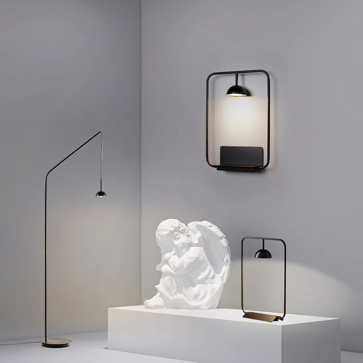 Cupolina Modern Floor Lamp - Adjustable Brightness LED Standing Light for Living Room, Bedroom & Office - Perfect for Reading, Relaxing & Decor