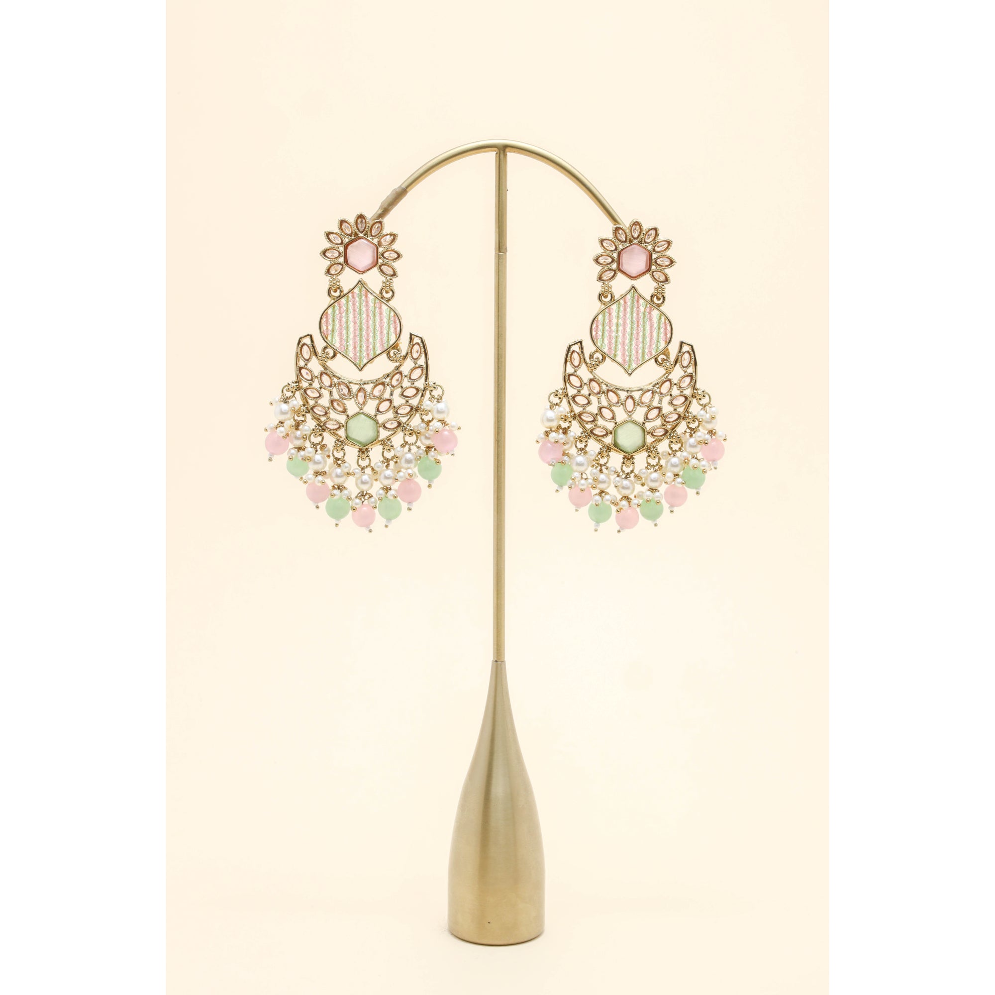 KIASHA STONE EARRINGS for Women - Handmade Boho Chic Dangle Jewelry - Perfect for Parties, Weddings & Everyday Wear