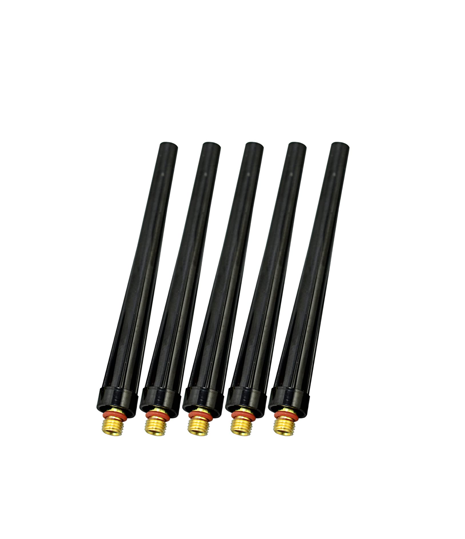RIVERWELD TIG Back Caps Long 41V24 - Compatible with DB PTA SR WP 9 20 25 TIG Welding Torch - 5-Pack for Professional Welding & Metal Fabrication