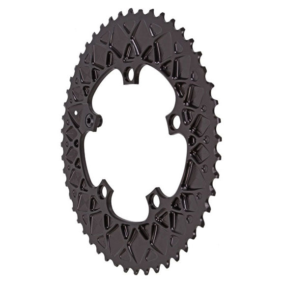 absoluteBLACK Premium Oval 110 BCD Road Bike Chainring for SRAM - 50T, 110 BCD, 5-Bolt, Black | High-Performance Cycling Component for Road Bikes & Endurance Races