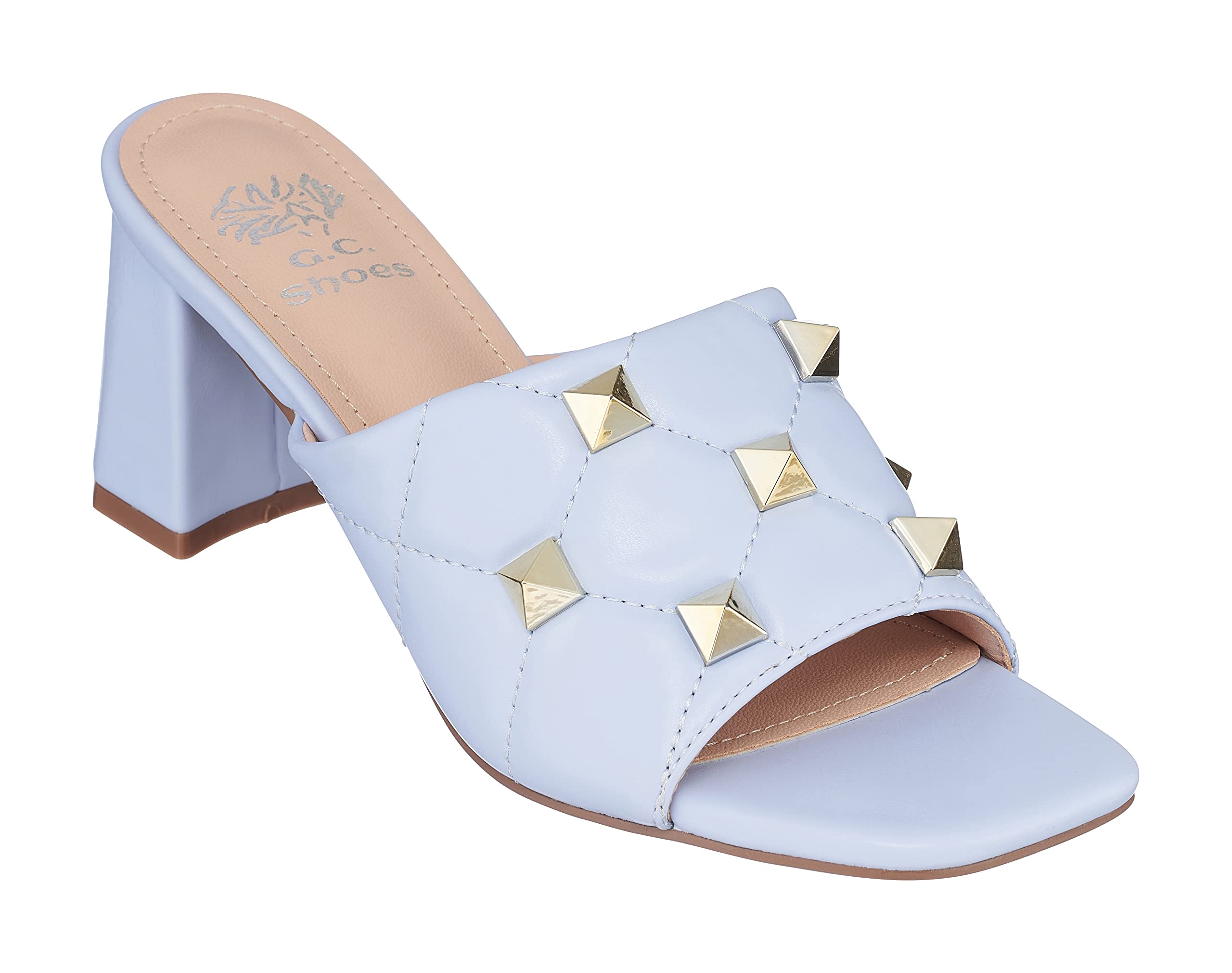Women's GC Shoes Block Heel Sandals - Comfortable Summer Dressy Casual Shoes for Weddings, Parties & Office Wear