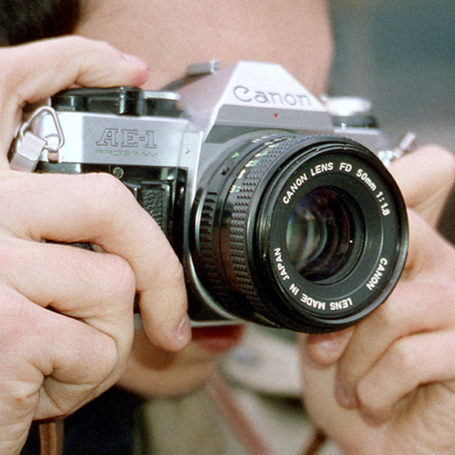 Canon AE-1 Program 35mm Film Camera with 50mm f/1.4 Lens - Vintage SLR for Photography Enthusiasts | Perfect for Street, Portrait & Travel Photography