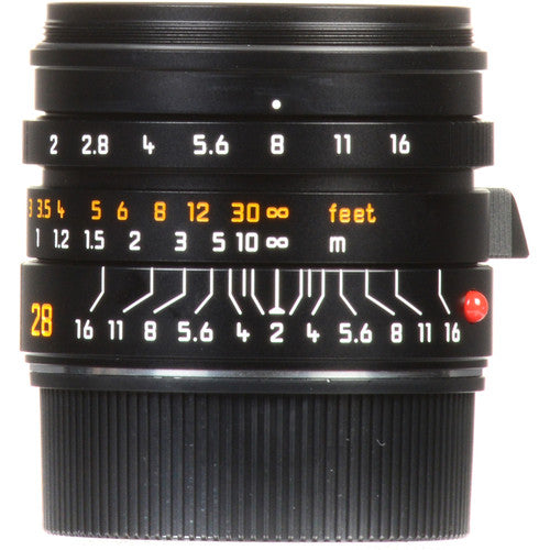 Leica Summicron M 28mm f/2 ASPH. Lens - Premium Wide-Angle Prime Lens for Leica M Mount Cameras - Perfect for Street Photography, Travel & Low Light Shooting