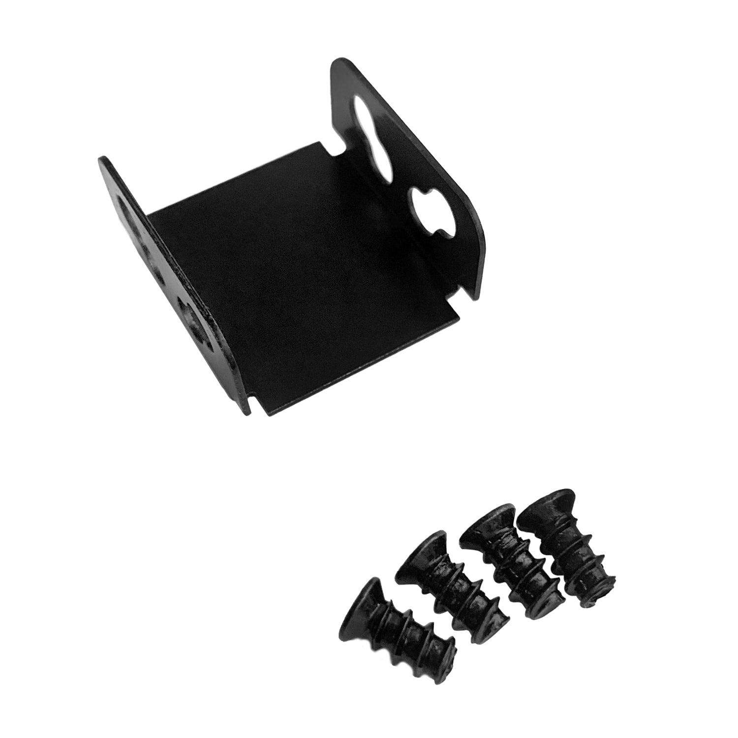 Coolerguys 120mm/140mm or 80mm/92mm PC Fan Mounting Bracket Kit with 4 Screws - Black Metal Computer Case Fan Accessory for DIY PC Build & Cooling System Upgrade