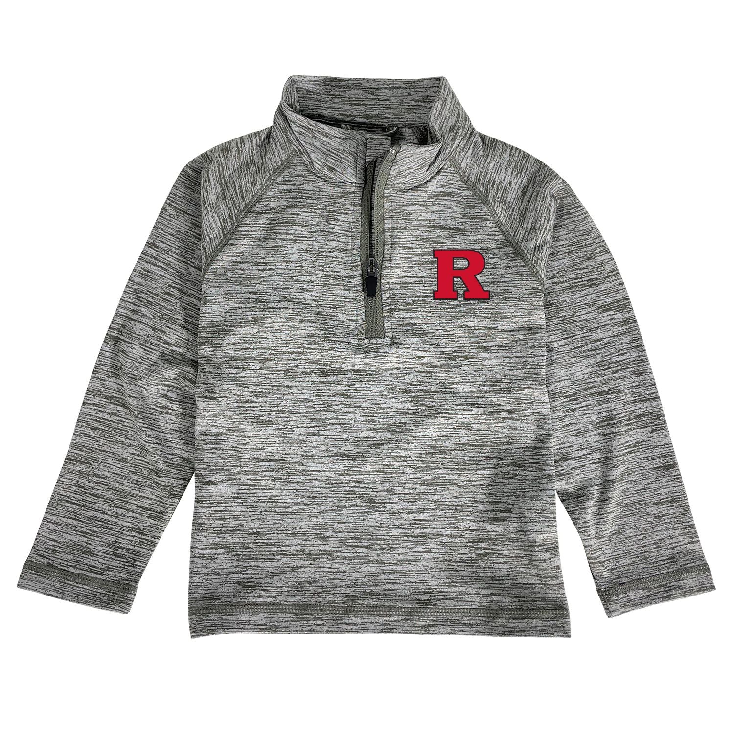 Rutgers Scarlet Knights Toddler Boys' 1/4 Zip Pullover Fleece Jacket - Warm & Comfortable for Game Day & School Activities
