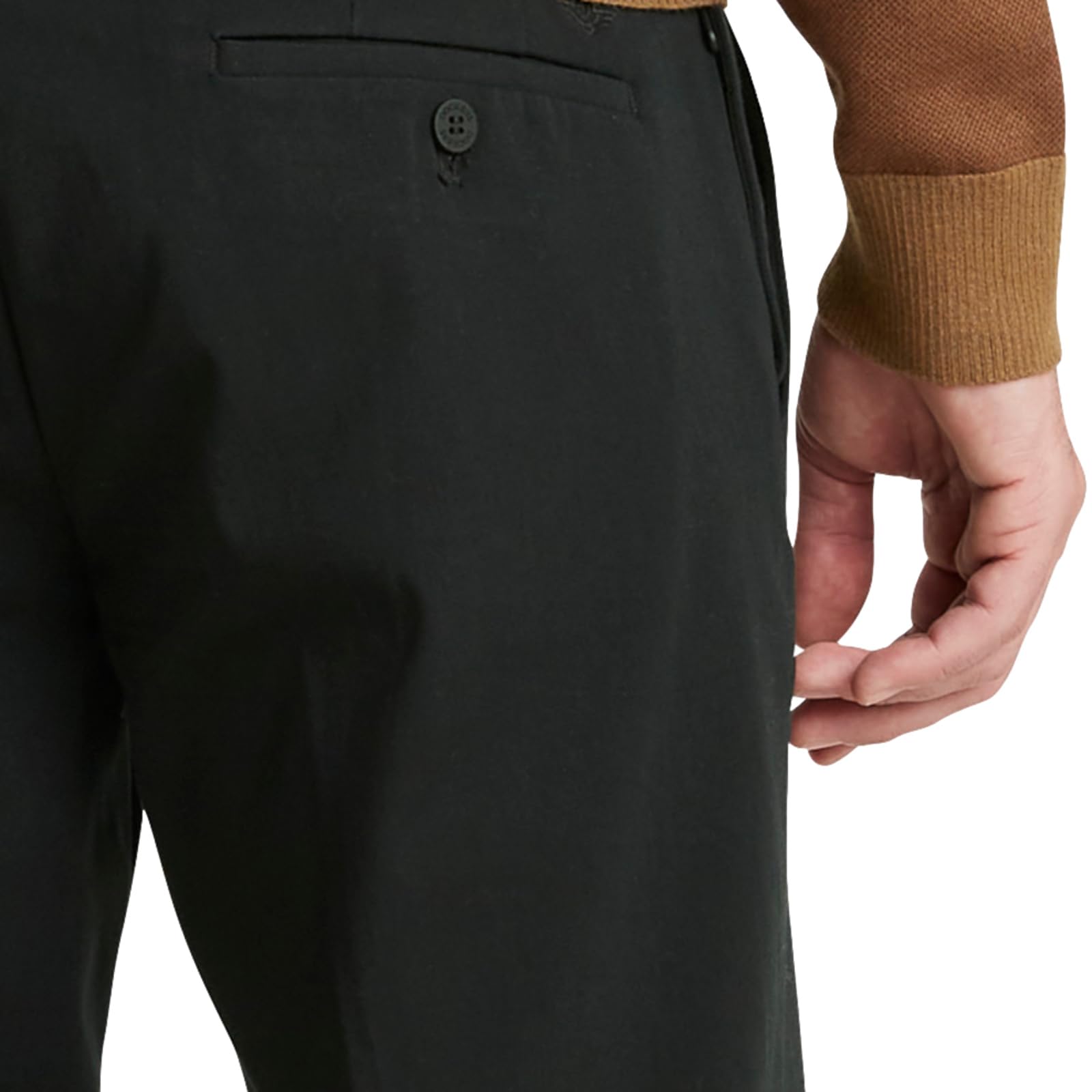 DOCKERS Men's Straight Fit Smart 360 Tech Pants - Comfortable Office & Travel Dress Pants for Business Casual Wear