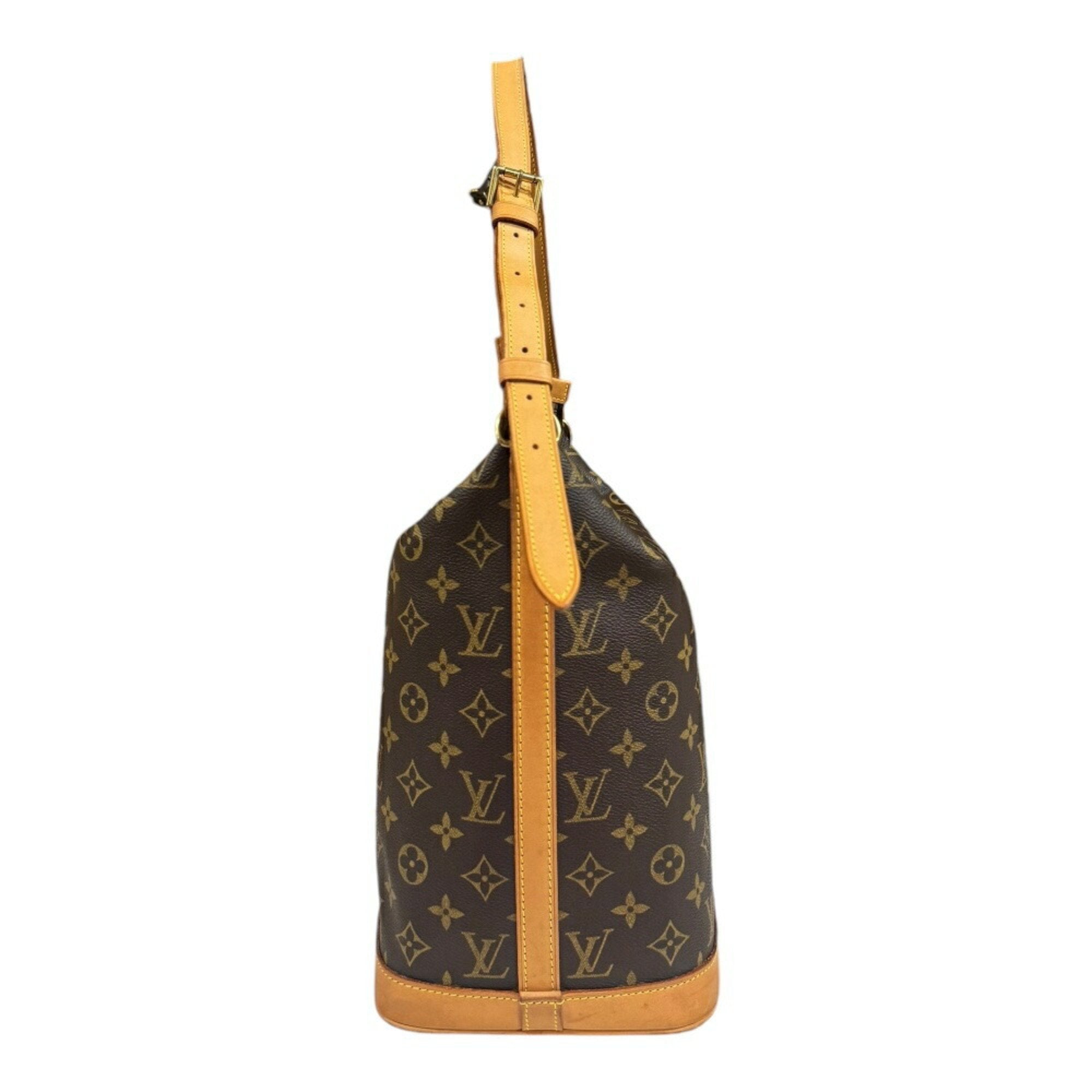 Monogram Canvas Bucket Bag - Stylish & Durable Crossbody Handbag for Women | Perfect for Shopping, Travel & Everyday Use