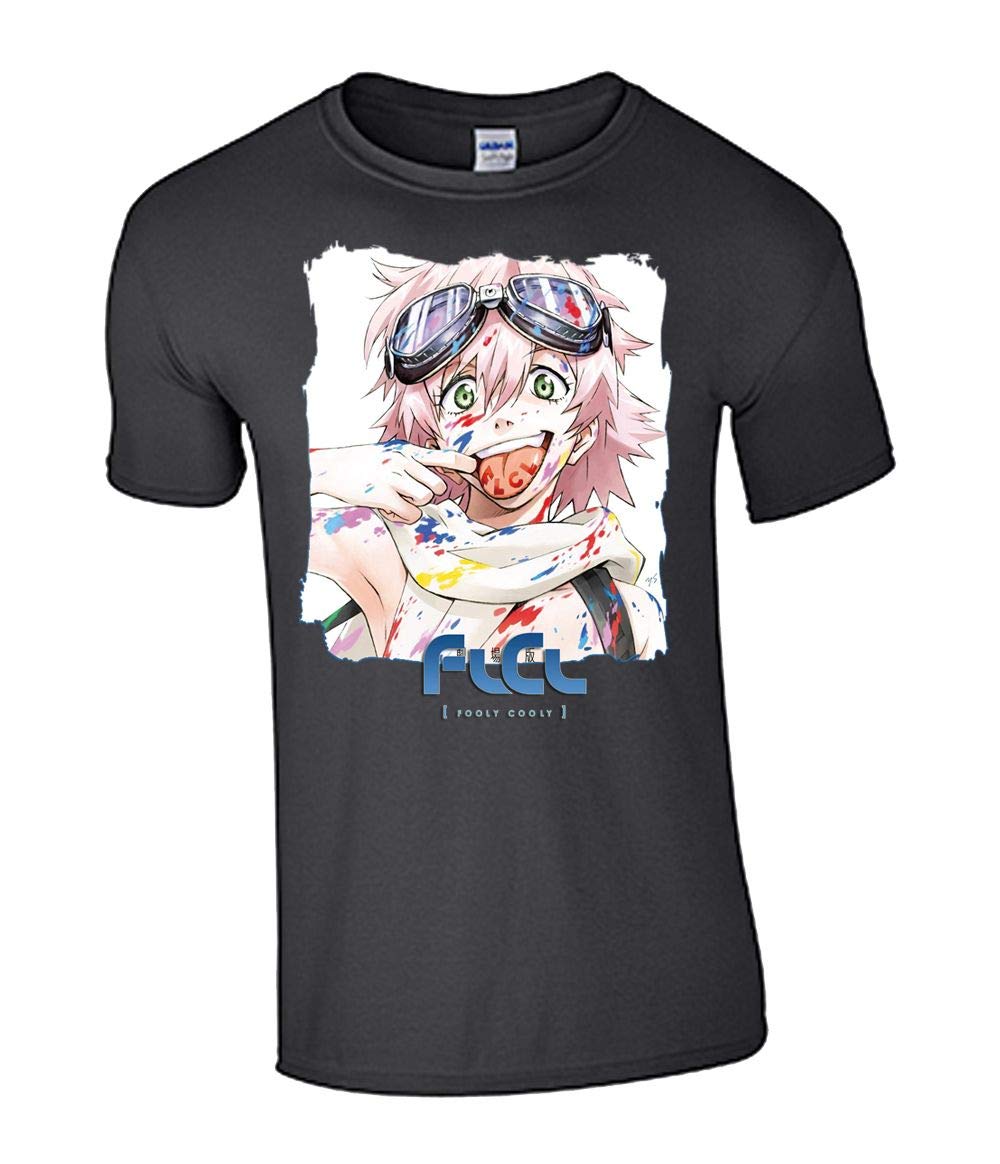 FLCL Anime Graphic Unisex T-Shirt - Cool Japanese Cartoon Tee for Men & Women - Perfect for Cosplay, Conventions & Anime Lovers