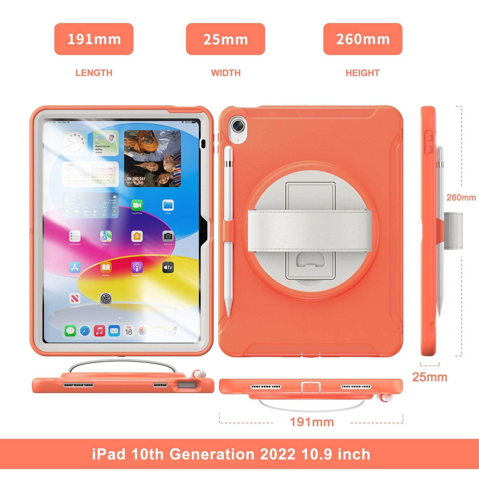 2025 iPad 11 Heavy Duty Shockproof Rugged Case - Protective Cover for Outdoor, Travel & Work | Drop Protection & Scratch Resistant
