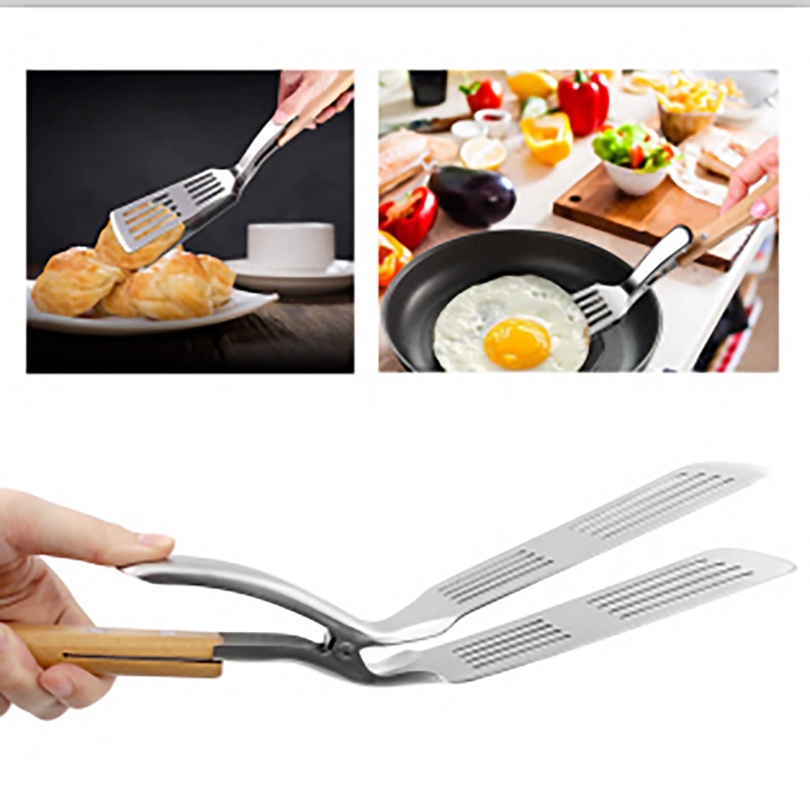 Premium BBQ Tong & Spatula Set - BarConic® Stainless Steel Grilling Tools for Outdoor Cooking, Backyard BBQ, Camping & Picnics
