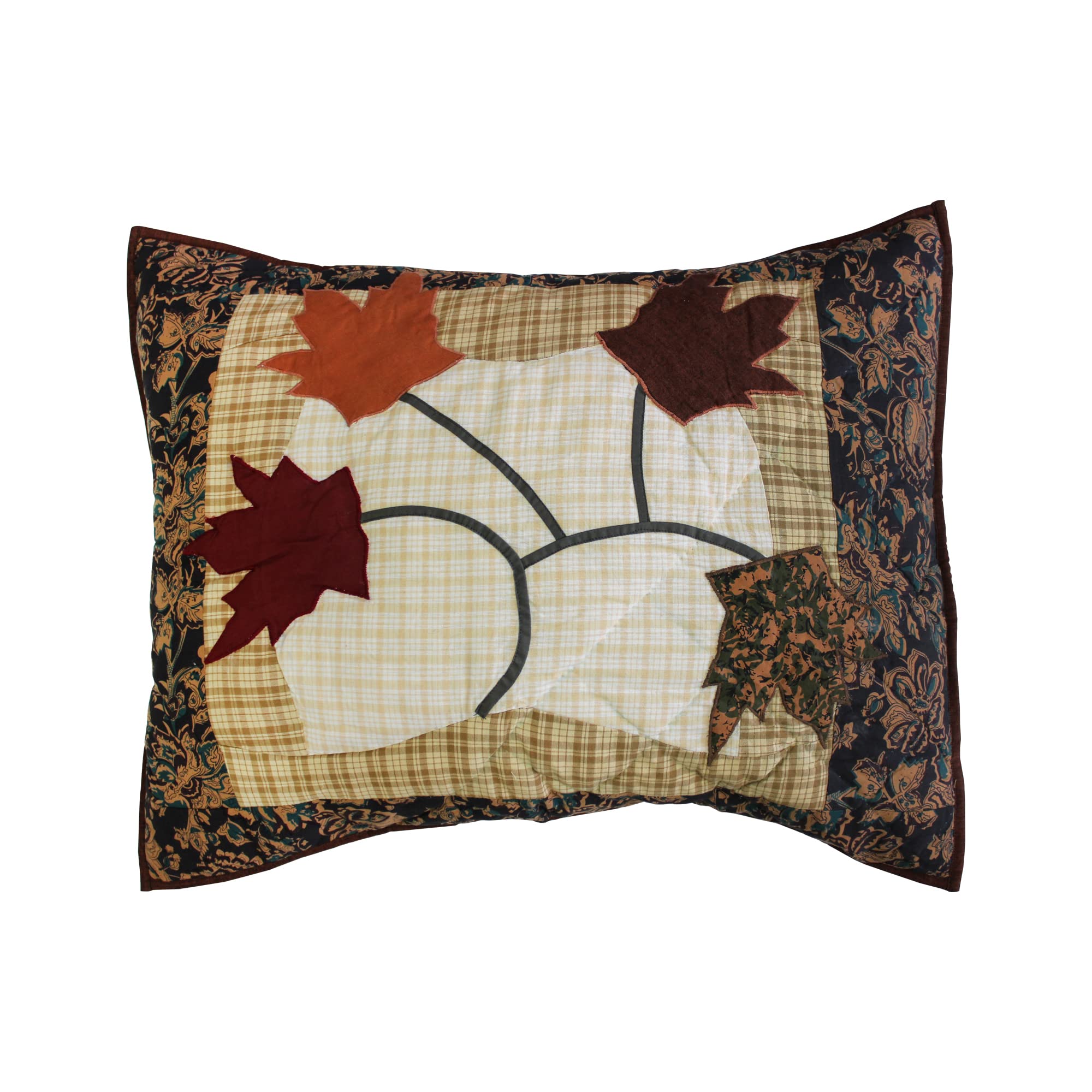 Autumn Bliss Twin Quilt Set - 3 Piece Cotton Quilted Bedding (65