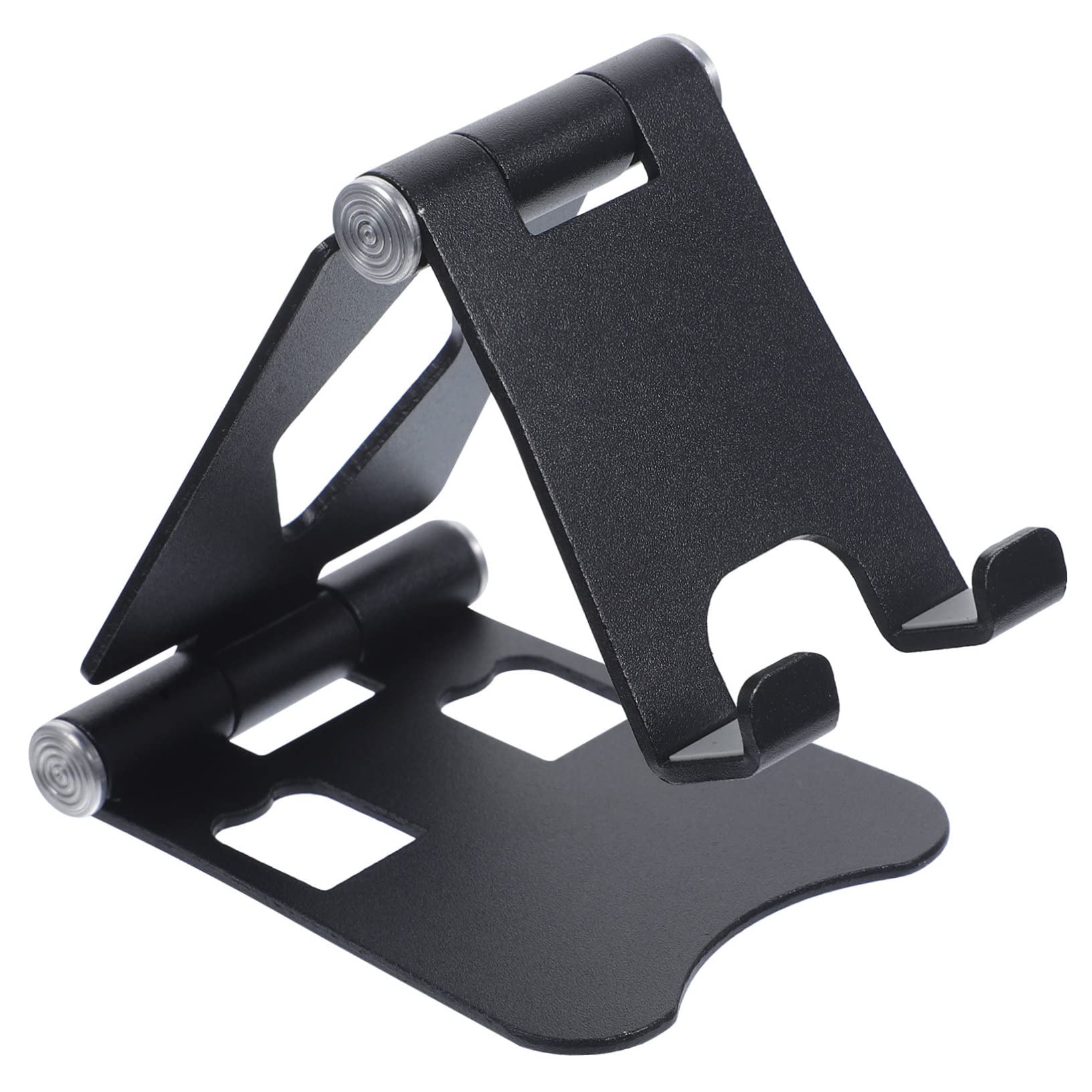Gatuida Folding Mobile Phone Stand - Aluminum Alloy Rotatable Desktop Phone Bracket for Home, Office, and Tablets, Perfect for Video Calls and Streaming
