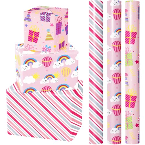 Pink - Rainbow & Gift boxes