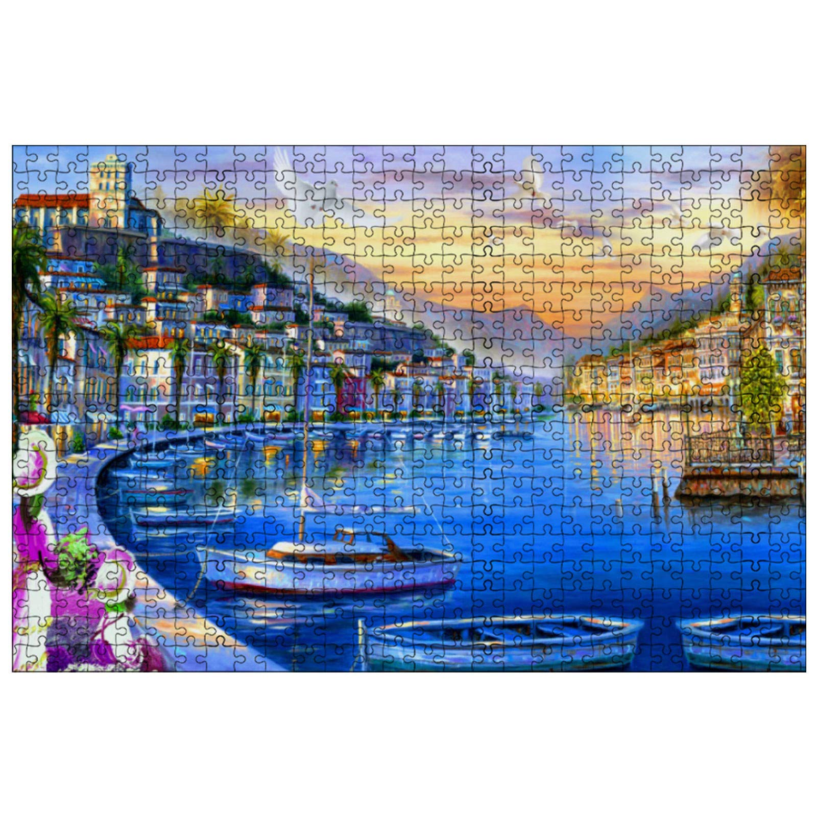 1000 Piece Jigsaw Puzzle for Adults - Large Size, Challenging & Fun Brain Game - Personalized Gift for Family & Friends - Perfect for Relaxation, Stress Relief & Home Decor