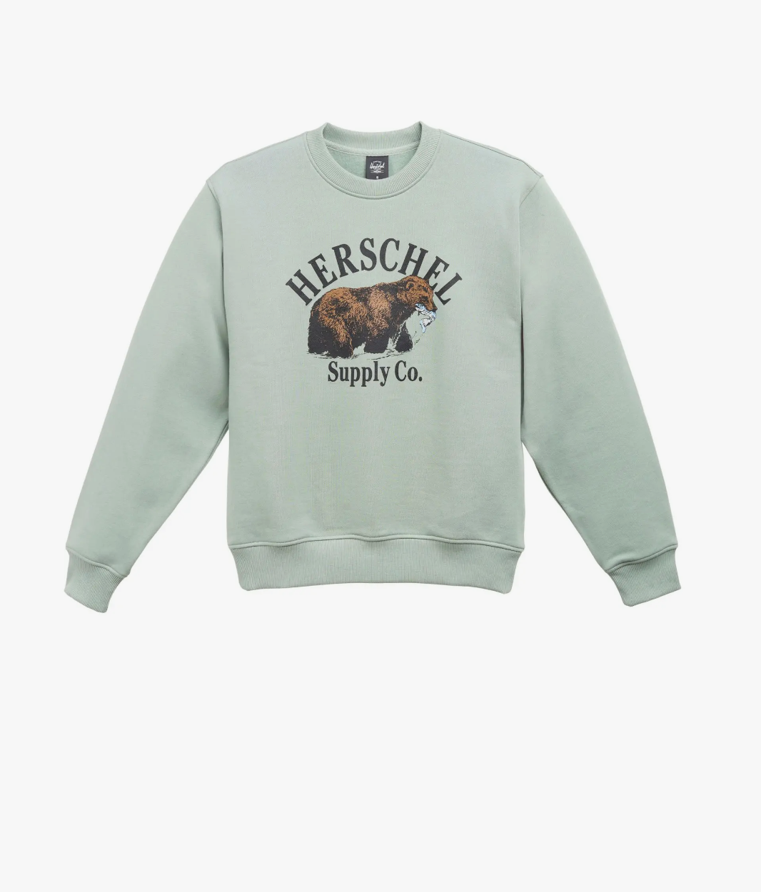 Herschel Grizzly Sweatshirt for Men & Women - Soft Cotton Pullover Hoodie with Kangaroo Pocket | Perfect for Casual Wear, Outdoor Activities & Travel