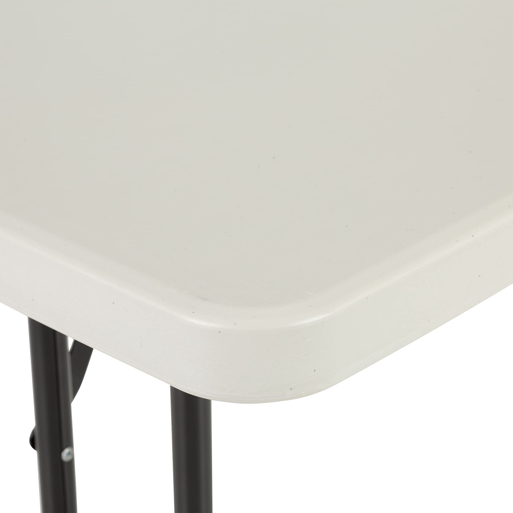Norwood 6ft Folding Table Indoor Outdoor - Heavy Duty Blow Molded Plastic Training & Event Table, Rectangular Foldable Table in Gray - Perfect for Classrooms, Parties, and Outdoor Events
