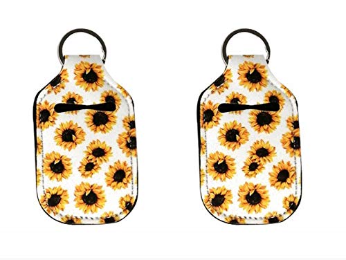 Daisy Lane Hand Sanitizer Holder for Backpack - Travel Size Sanitizer Keychain for Kids, Baseball & Softball Players - Perfect for School, Sports, Travel & Daily Hygiene