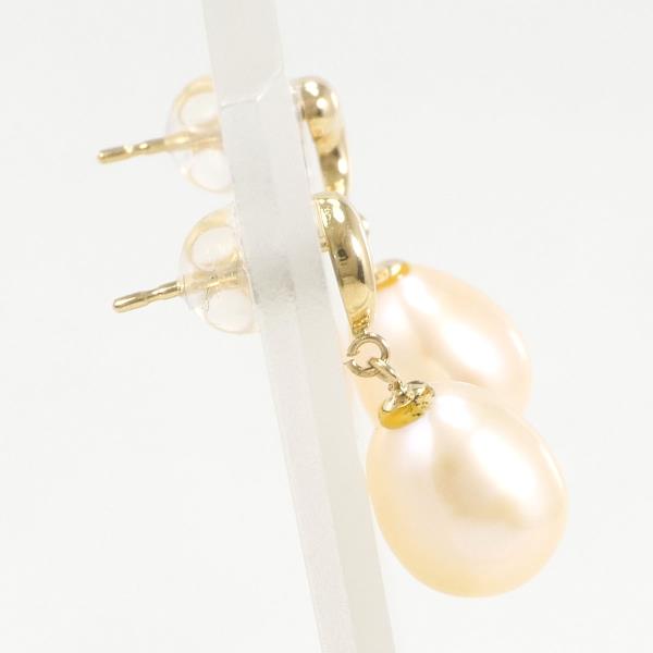 18K Yellow Gold Pearl Earrings for Women - Elegant & Timeless Pearl Jewelry - Perfect for Weddings, Parties & Special Occasions