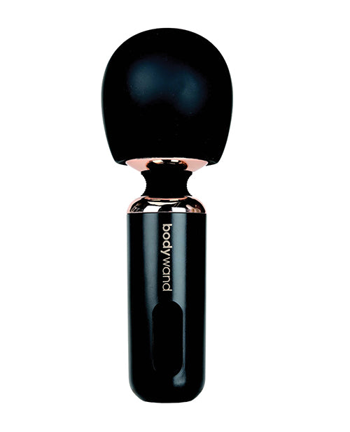 Bodywand Lolly Rechargeable Silicone Massager - Black/Rose Gold Personal Massage Device for Relaxation & Muscle Relief - Perfect for Home Spa & Self-Care Sessions