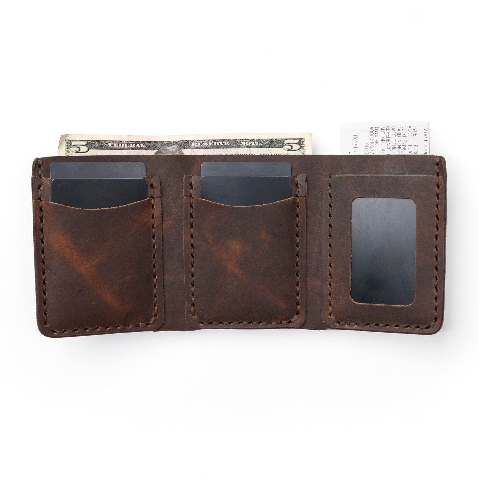 Last Batch: Genuine Leather Trifold Wallet for Men - Heritage Brown | Slim RFID Blocking Bifold Credit Card Holder | Perfect for Everyday Carry, Travel & Gifts