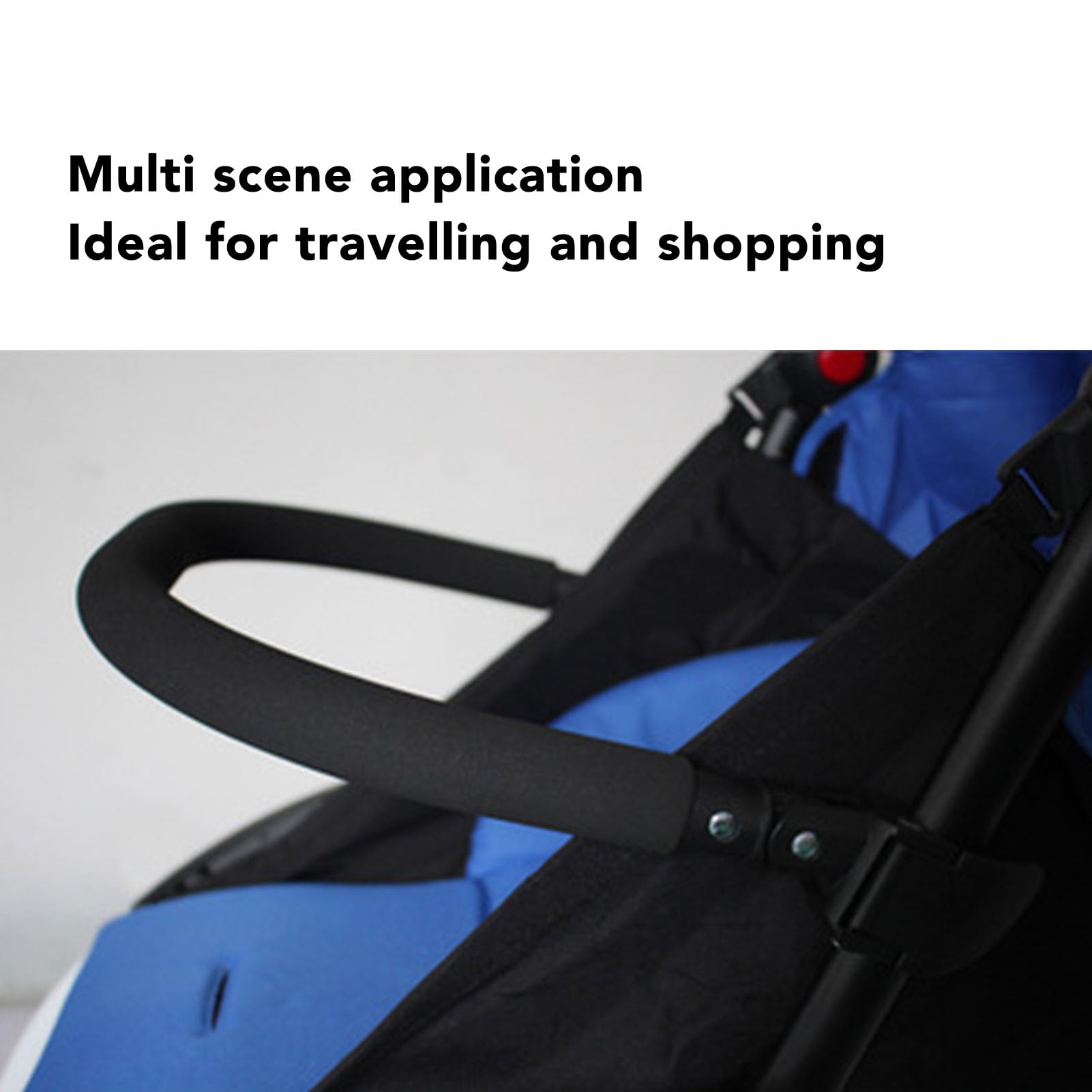 Baby Stroller Bumper Bar - Adjustable Stroller Armrest & Handle Extension Accessory for Safe Daily Travel | Quick Installation | Perfect for Shopping, Walks & Outdoor Adventures