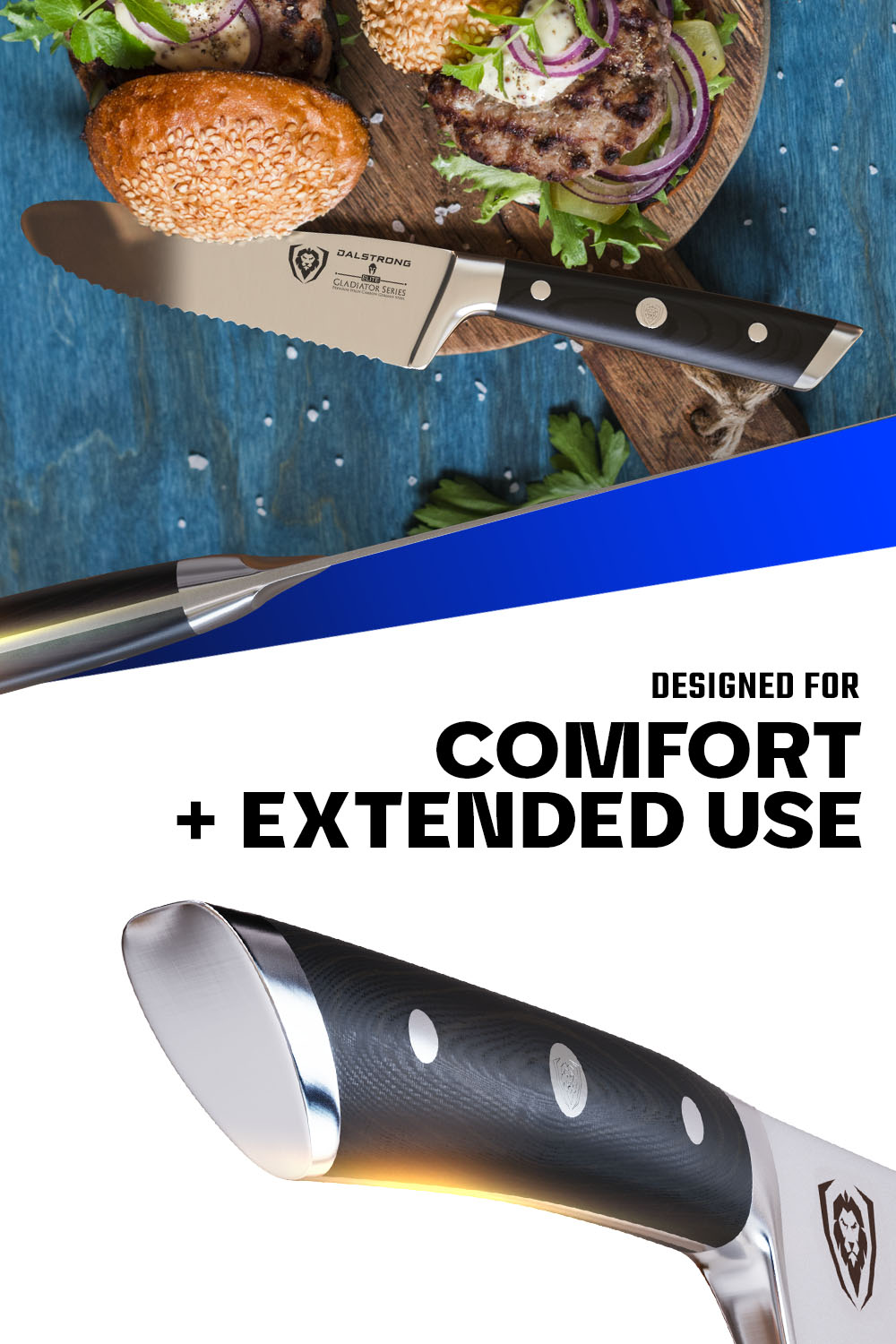 Premium Serrated Sandwich, Deli & Utility Knife 6