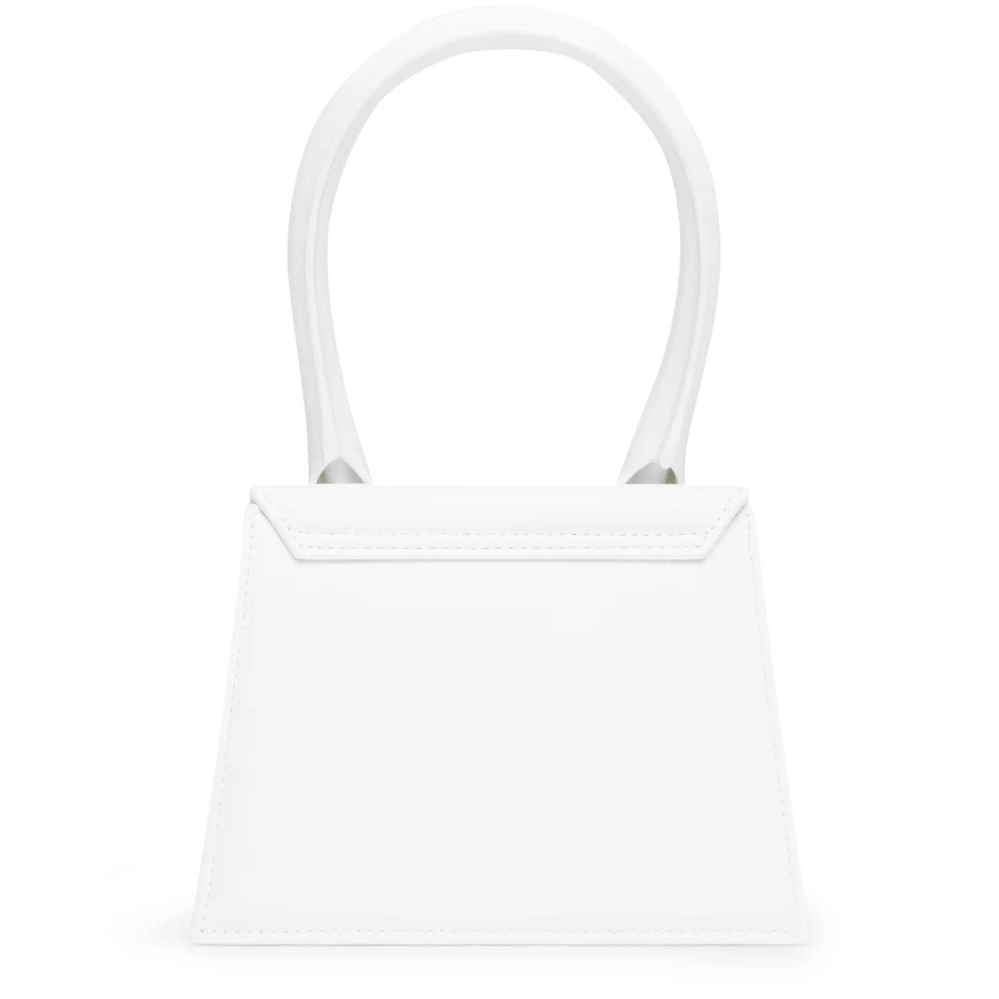 Jacquemus Le Chiquito Moyen White Leather Crossbody Bag - Luxury Designer Handbag for Women, Perfect for Parties, Dates & Everyday Use