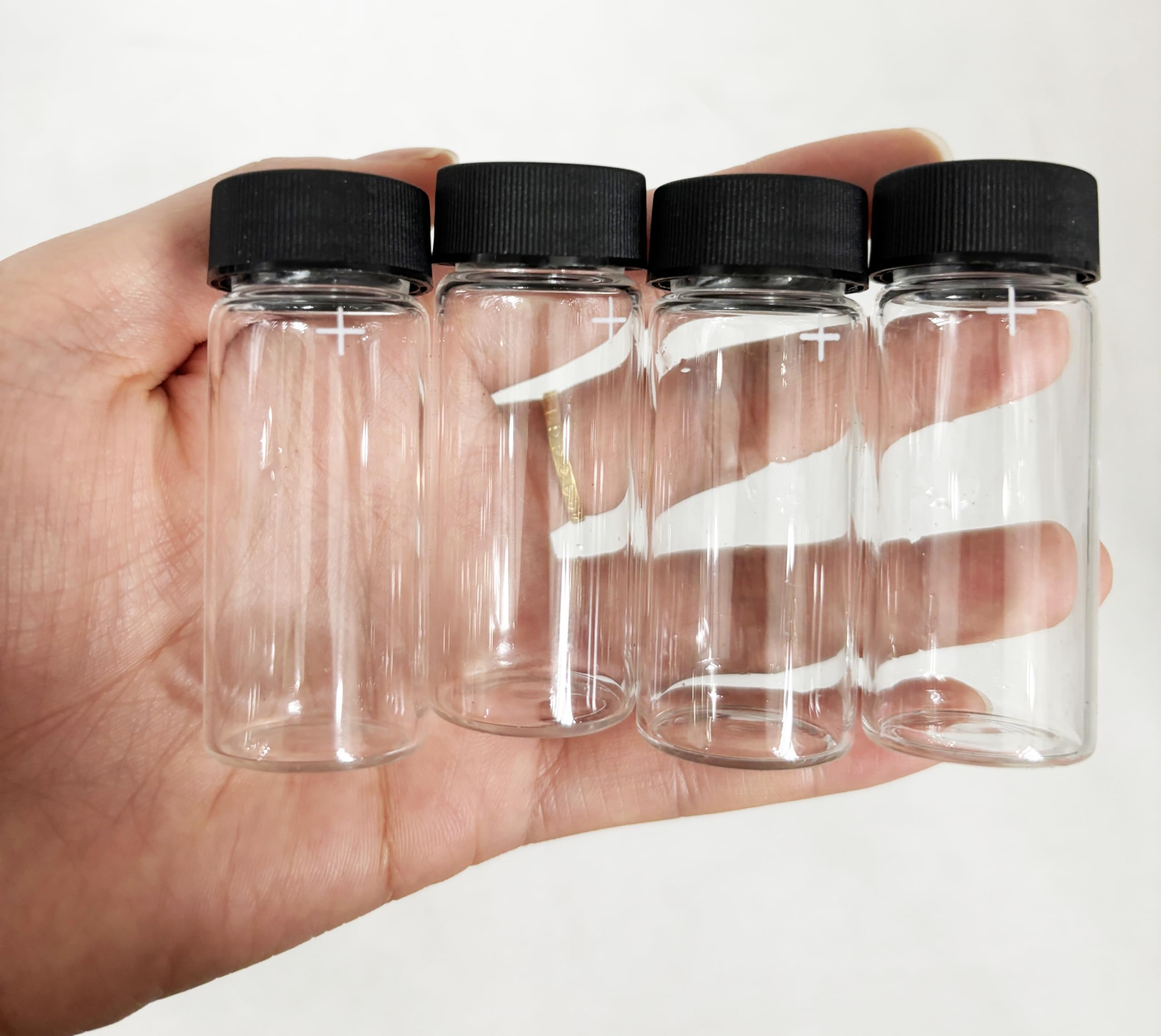 4 Sample Bottles (2 Sets) - Turbidity Meter Bottles for SGZ Series | Turbidimeter Solution & Test Tubes | Water Quality Testing Lab Equipment for Laboratories & Field Work