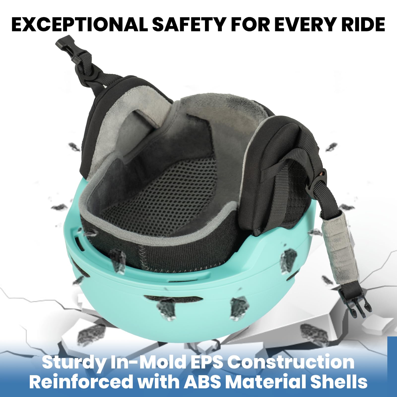 Favoto Adjustable Ventilation Snow Helmet for Adults - Men's Ski & Snowboard Helmet for Winter Sports, Cycling & Snowmobiling - Perfect for Skiing, Snowboarding & Outdoor Adventures