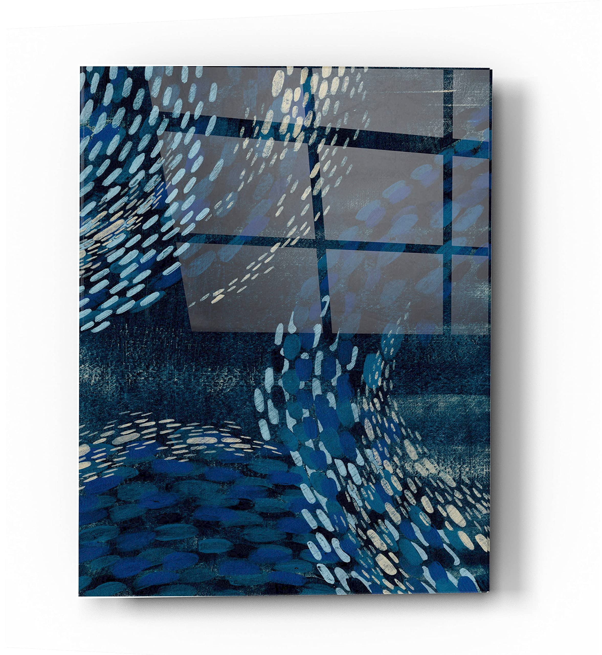 Grace Popp 'Moon Tide I' Acrylic Glass Wall Art - 24x36 Inch Modern Abstract Painting for Living Room, Bedroom & Office Decor