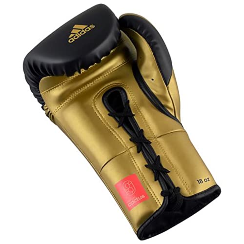 Adidas Tilt 350 Pro Vegan Leather Boxing Gloves - Durable Lace-Up Training Gloves with Tilt Technology for Men & Women | Perfect for MMA, Kickboxing & Fitness Training