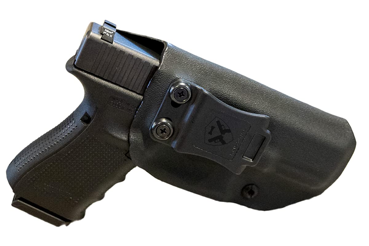 Black Jacket Holsters - Premium IWB Kydex Gun Holster for Concealed Carry | Comfortable Inside Waistband Firearm Accessories | Perfect for Everyday Carry, Tactical Training & Personal Protection