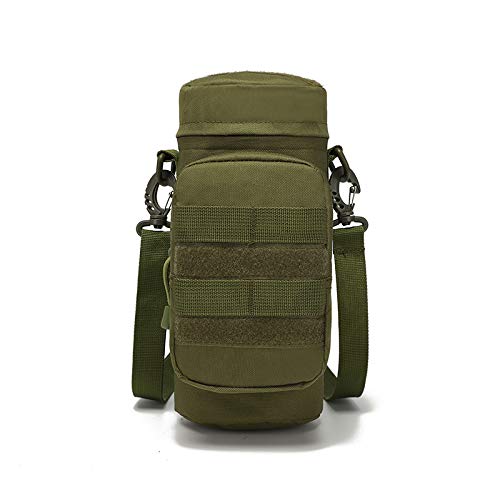 Tactical MOLLE Water Bottle Holder - Durable Military Style Hydration Pouch for Tactical Backpacks, Hiking, and Outdoor Adventures