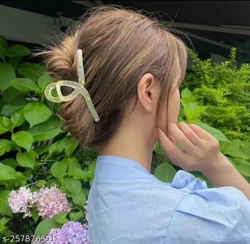 3 PCS Butterfly Hair Clips for Women & Girls - Matte Hair Claw Clips Medium Size - Cute Hair Accessories for School, Work & Everyday Styling