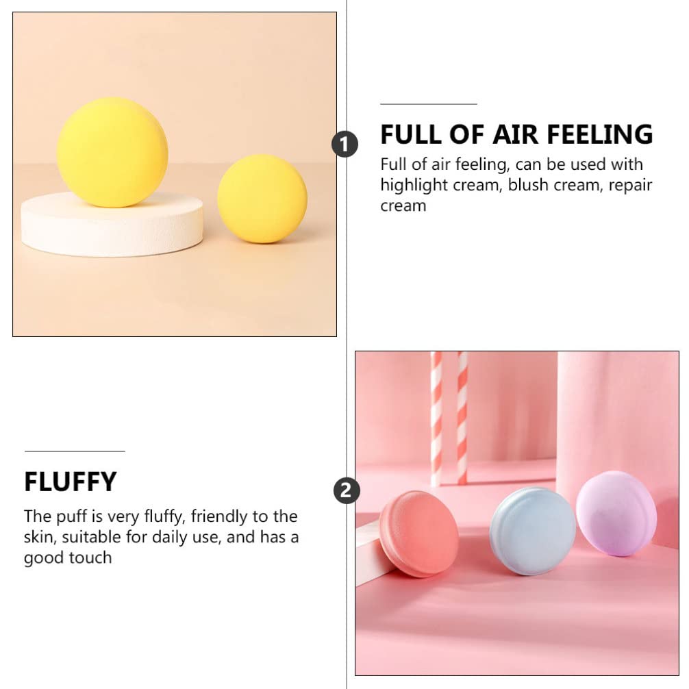 8Pcs Makeup Sponge Set for Foundation & Powder - Beauty Blending Egg Puff for Flawless Finish