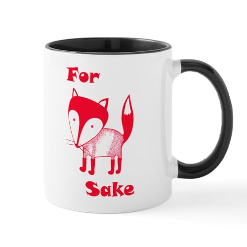 White/Black Inside - For Fox Sake Mugs