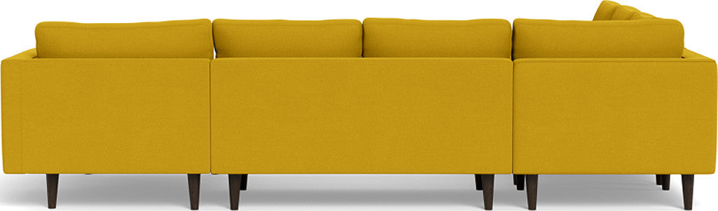 Ladybird 133 Corner Sectional Sofa with Right Chaise Lounge - Modern L-Shaped Couch for Living Room, Family Room & Home Theater