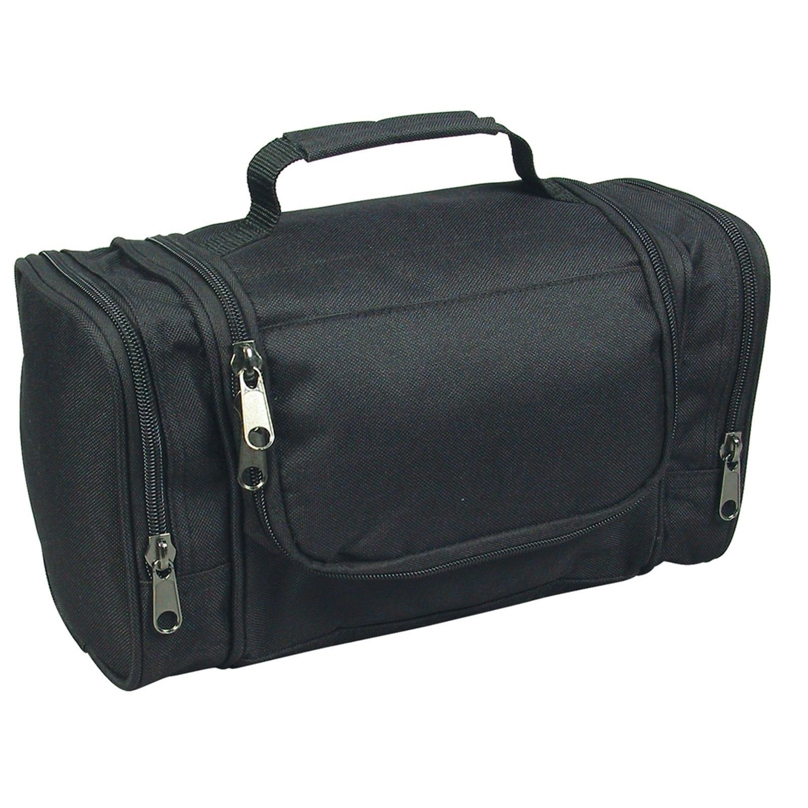 Premium Travel Hanging Toiletry Bag with Hook - Black Water-Resistant Organizer for Toiletries & Cosmetics | Perfect for Carry-On Luggage, Business Trips & Vacations | Free Returns