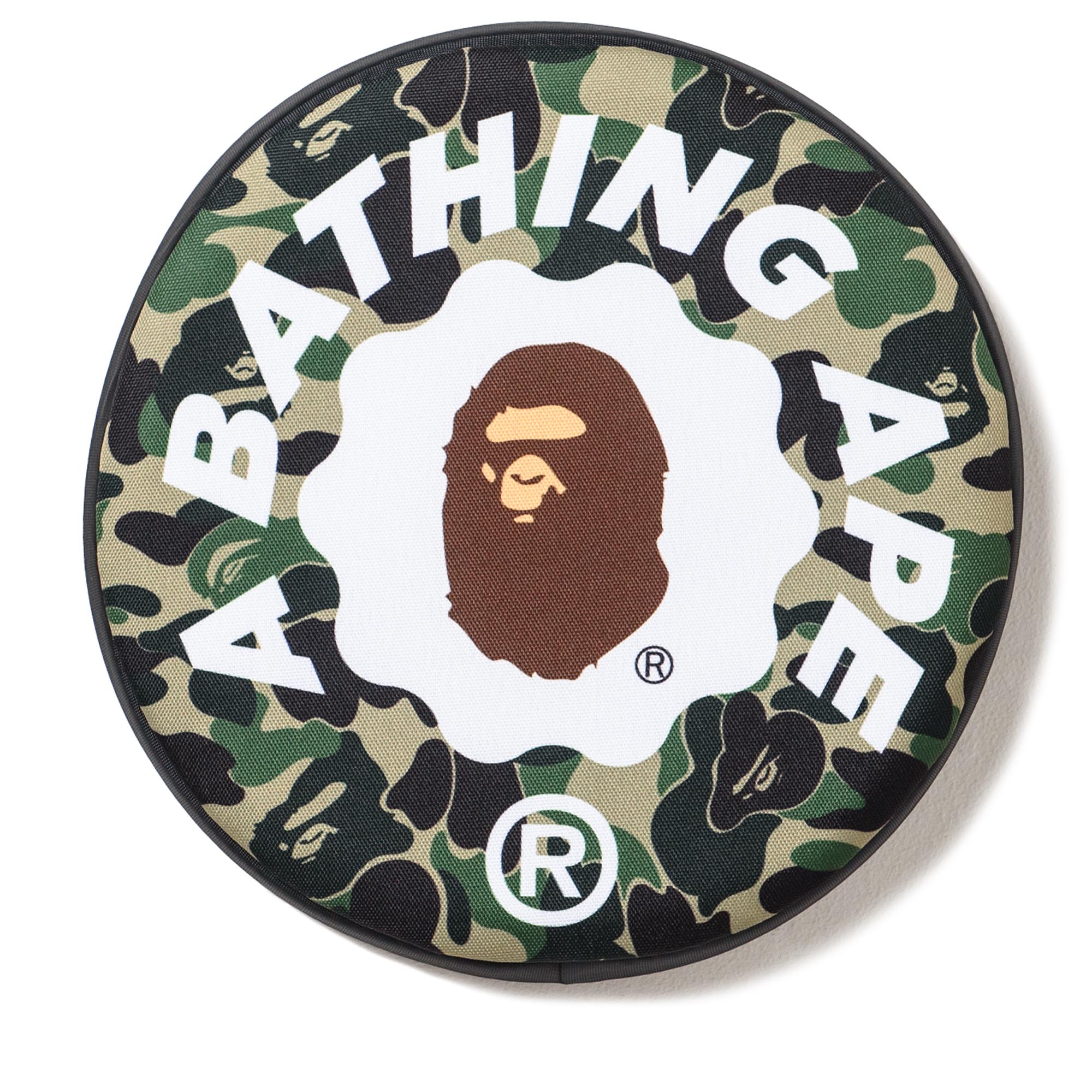 BAPE x Dodgebee ABC Camo Flying Disc 270 - Green Outdoor Sports Frisbee for Beach, Park & Backyard Games