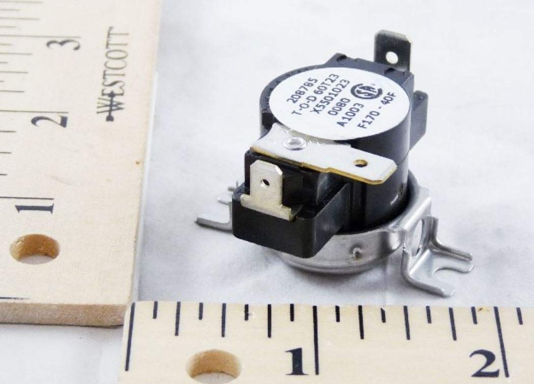 Trane SWT1036 High Limit Switch 130°F Open 170°F Close - Replacement Part for HVAC Systems | Furnace & Boiler Safety Control