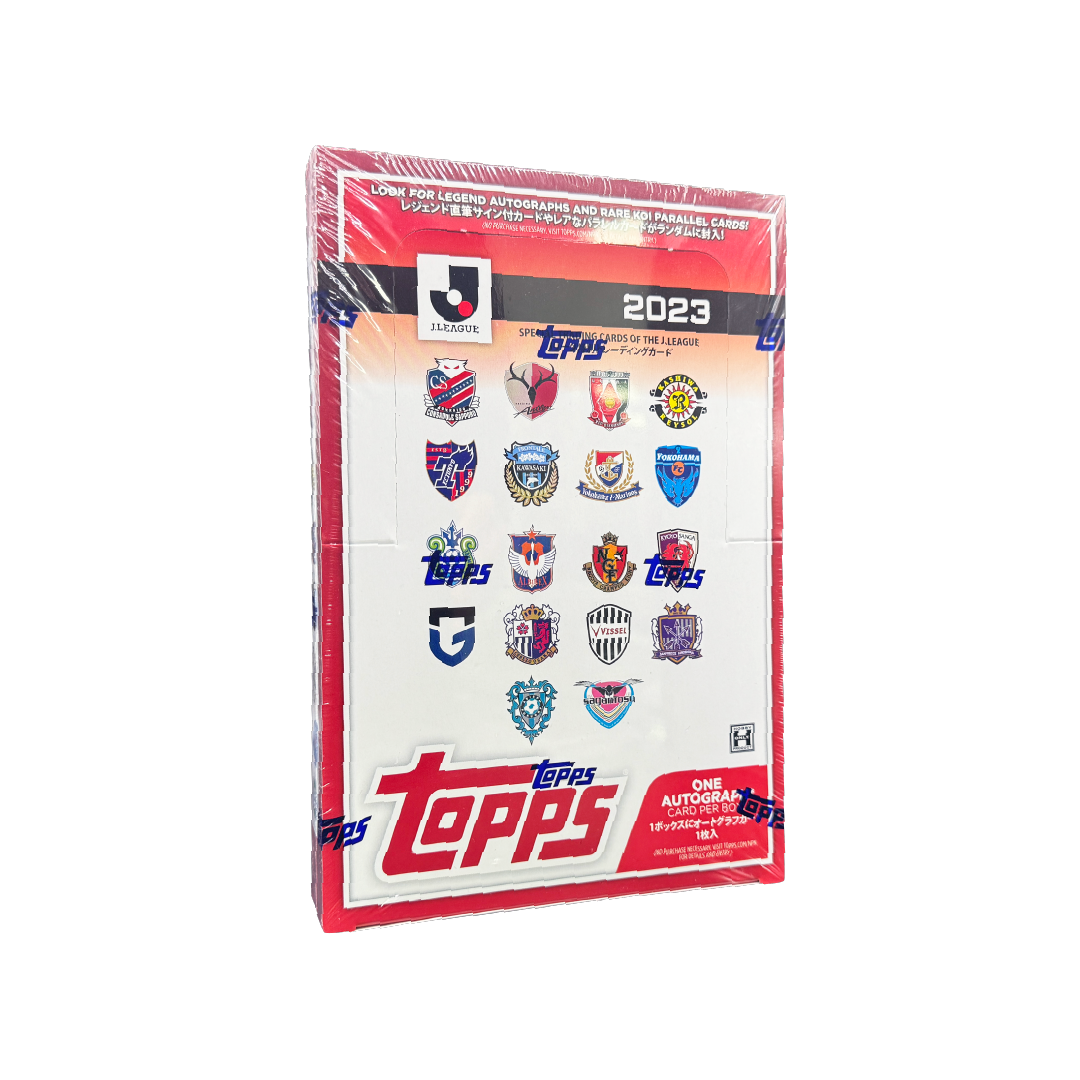 Topps J League 2023 Flagship Hobby Box - Japanese Soccer Trading Cards Collection for Collectors & Fans - Perfect for Sports Memorabilia Displays & Trading Card Games