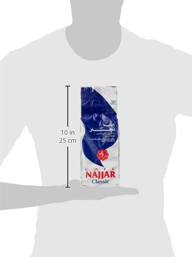 Premium Café Najjar Turkish Coffee - 100% Arabica Ground Coffee Beans, Dark Roast Lebanese Arabic Coffee for Authentic Brew | Perfect for Turkish Coffee Pots & Traditional Brewing | Enjoy Rich Flavor at Home or Office (1 Pound)