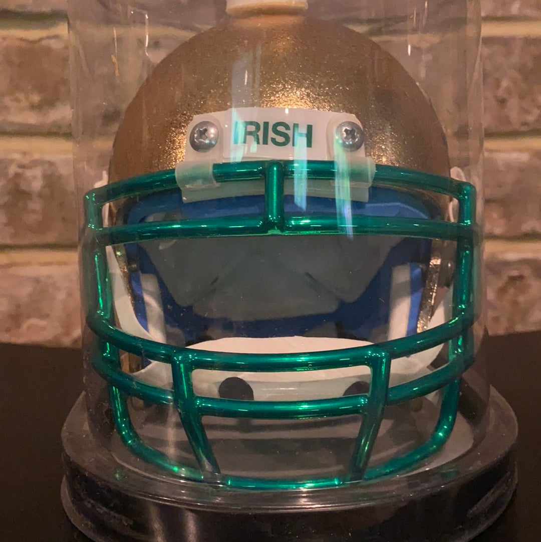 Notre Dame 2013 Shamrock Series Texas Schutt Mini Football Helmet - Collectible Sports Memorabilia for Fans & Display