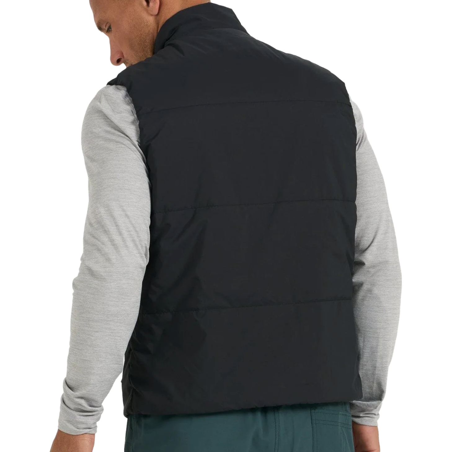 Vuori Men's Echo Insulated Vest 2.0 - Lightweight Water-Resistant Puffer Vest for Outdoor Activities, Hiking & Casual Wear