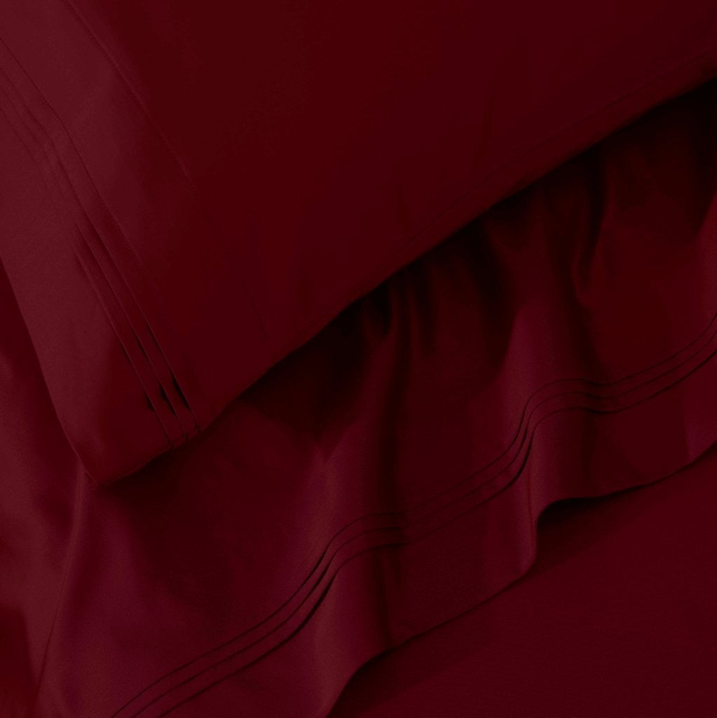 1000 Thread Count Egyptian Cotton Bed Sheet Set - Super Soft Luxury Sheets for Olympic Queen Size Bed - Perfect for Home, Hotel & Guest Room Comfort