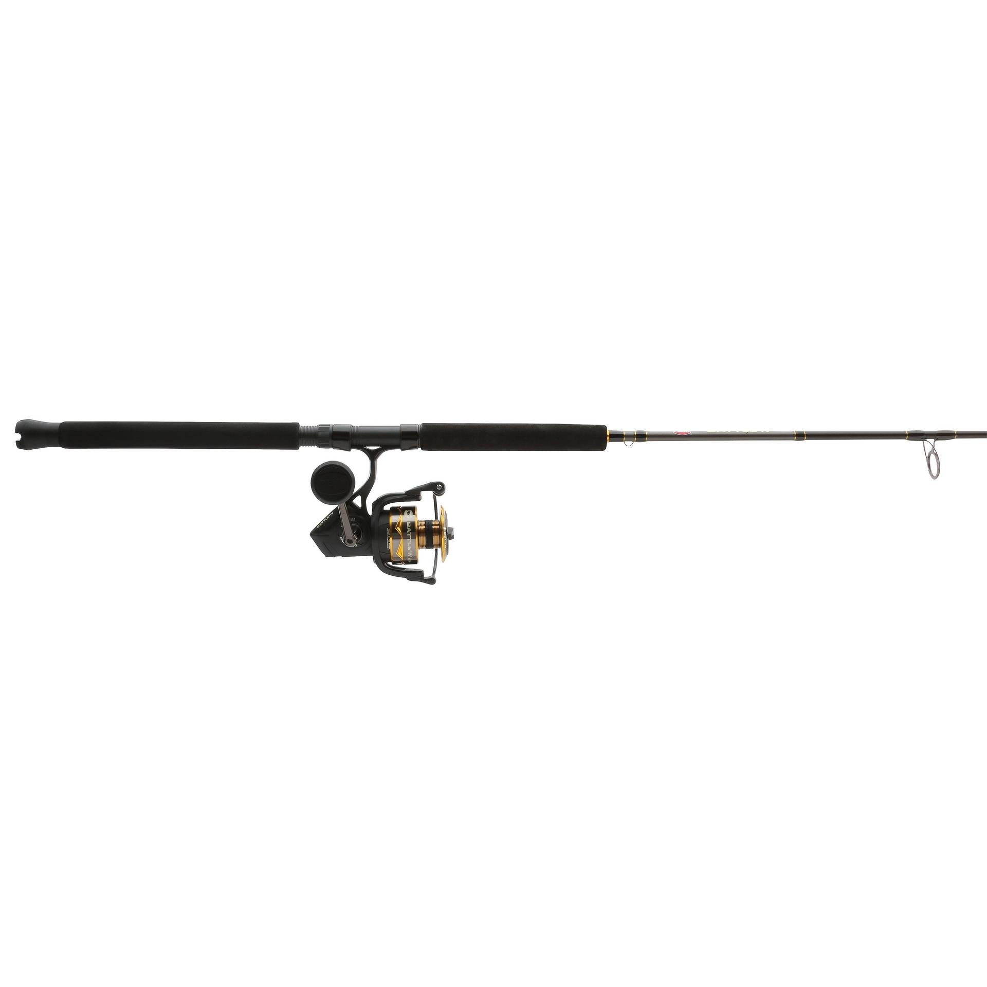 Battle IV Spinning Rod and Reel Combo - Premium Fishing Gear for Freshwater & Saltwater Anglers - Perfect for Bass, Trout, and Walleye Fishing