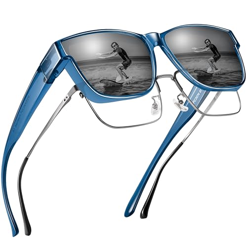 A08 Glossy Navy Blue Frame/Grey Lens