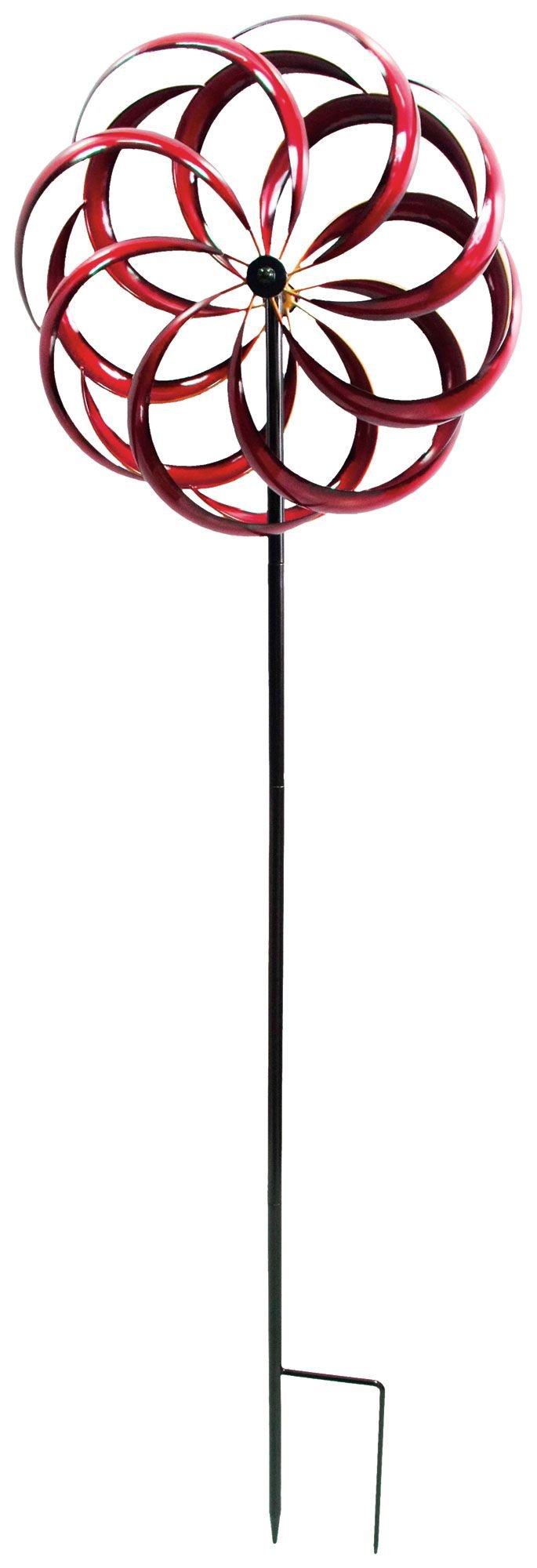 Marshall Home Red Windward Spinner - Premium Indoor/Outdoor Decorative Wind Spinner for Garden, Patio, Yard - Durable Metal Windmill for Home Decor, Gifts & Outdoor Living Spaces
